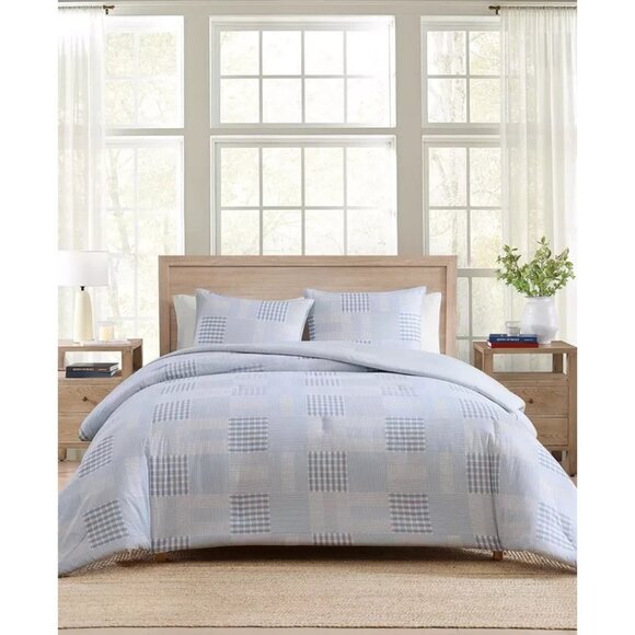 Tommy Hilfiger Hamptons Patchwork 3-Pc King Cotton Comforter Set MSRP $170 - Picture 1 of 6